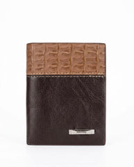 Luxury Crocodile Pattern Bifold Wallet