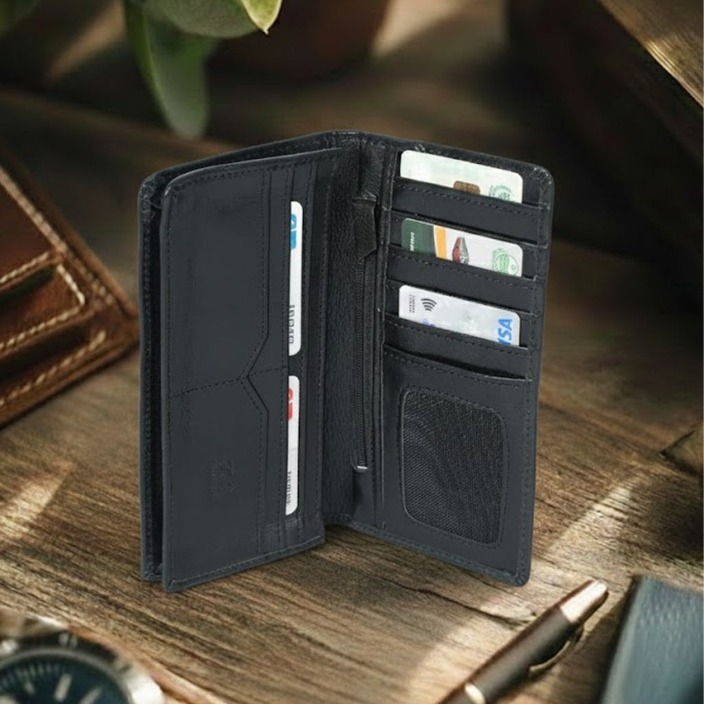 UrbanMax Long Wallet for Men – Phone, Cash & Cards