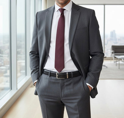 Men Premium Leather Belt – 2 in 1 Reversible | Formal & Casual Wear | Durable Metal Buckle