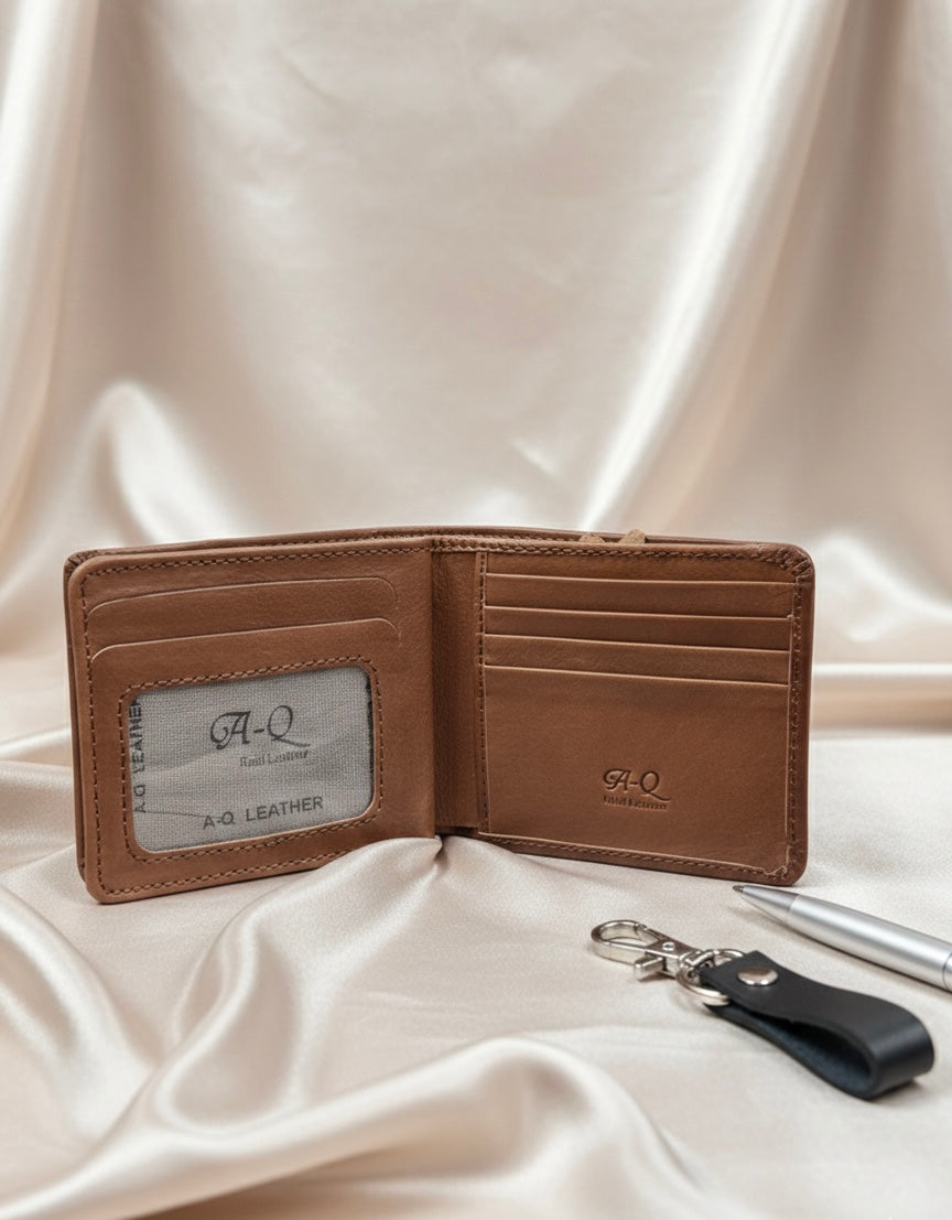 EliteCraft Genuine Leather Bifold Wallet for Men