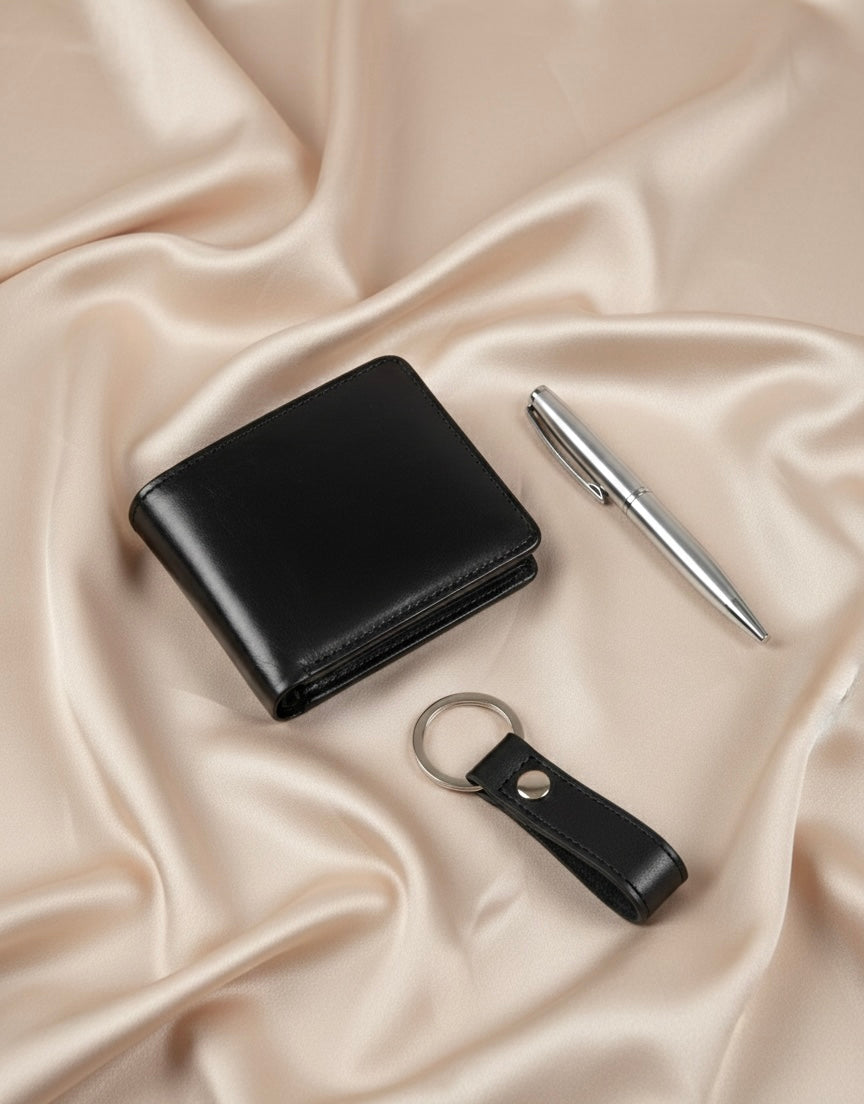 EliteCraft Genuine Leather Bifold Wallet for Men