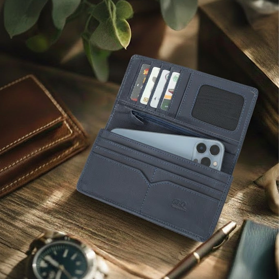 UrbanMax Long Wallet for Men – Phone, Cash & Cards