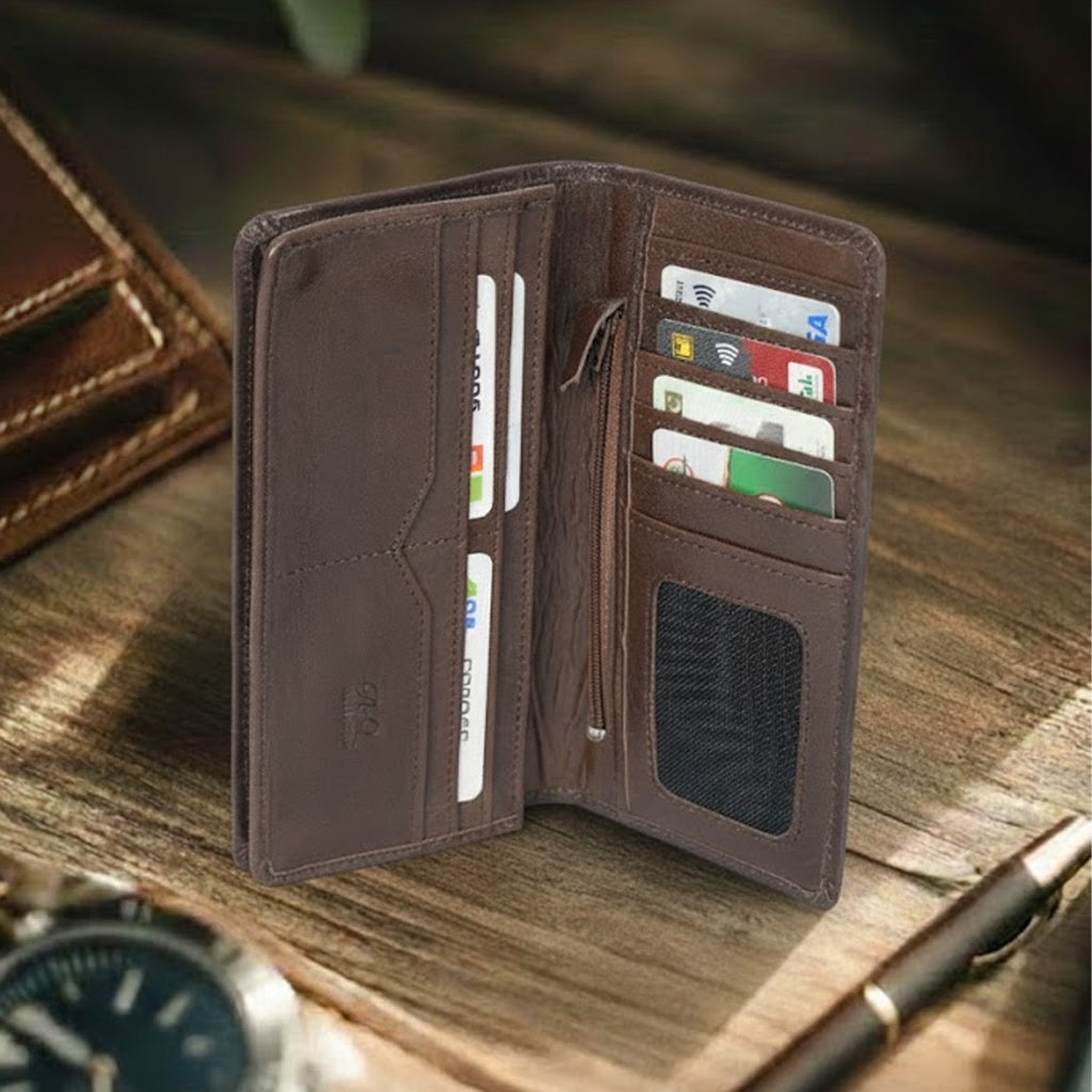 UrbanMax Long Wallet for Men – Phone, Cash & Cards