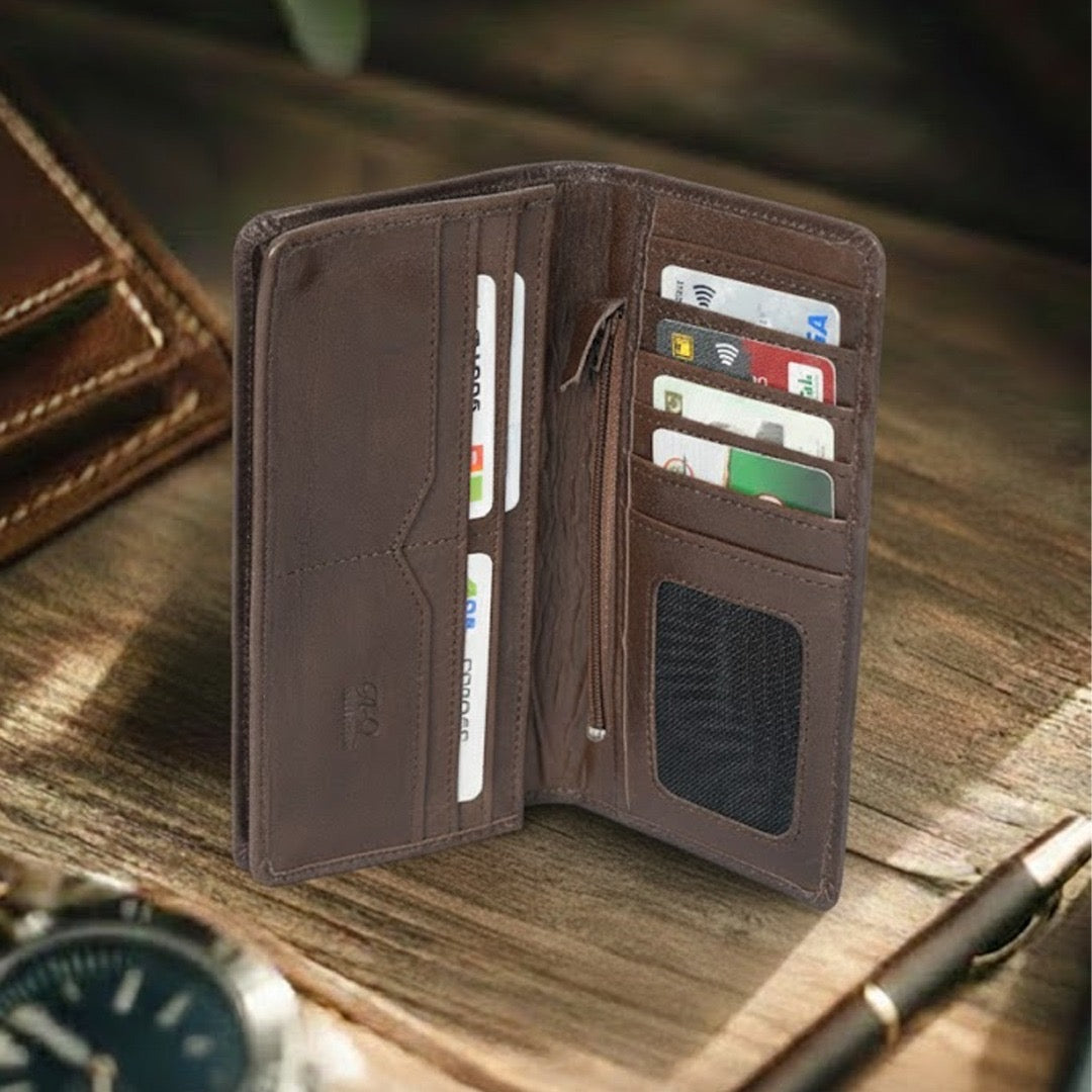 UrbanMax Long Wallet for Men – Phone, Cash & Cards